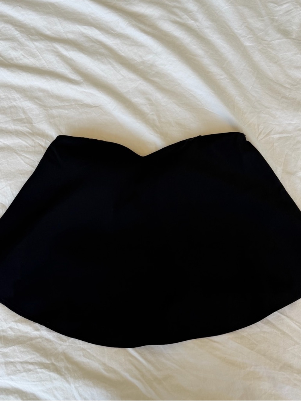 Open Edit Black Strapless Top